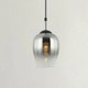 Elegant Wine Glass Pendant Light In Chrome Finish With Black Suspension E27 72W Elegant Wine Glass Pendant Light In Chrome Finish With Black Suspension E27 72W